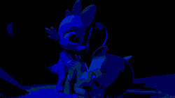 Size: 1280x720 | Tagged: explicit, artist:cryotimberwolf, apple bloom, spike, 3d, animated, dragon, female, foalcon, g4, gif, imported from derpibooru, male, missing accessory, nudity, sex, ship:spikebloom, shipping, source filmmaker, straight, wip