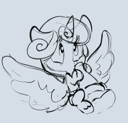 Size: 738x710 | Tagged: explicit, artist:ariot, princess flurry heart, baby, babycon, blowjob, diaper, disembodied penis, female, floppy ears, foalcon, g4, imported from derpibooru, just the tip, male, my little pony: friendship is magic, nudity, oral, penis, season 6, sex, sketch, straight