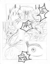 Size: 765x991 | Tagged: explicit, grimdark, artist:jmf, rarity, spike, comic:rarity and the rabbid gem eater, anthro, comic, dragon, female, foalcon, g4, imported from derpibooru, insertion, male, monochrome, nudity, rape, sex, straight, vaginal insertion, vaginal secretions