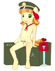 Size: 2975x3850 | Tagged: explicit, artist:vsdrawfag, anthro, breasts, delicious flat chest, female, filly guides, foalcon, g4, high res, imported from derpibooru, nipples, nudity, prostitution, solo, solo female, tag-a-long, unguligrade anthro
