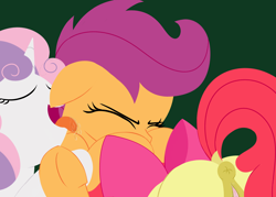 Size: 1280x914 | Tagged: explicit, artist:dtcx97, apple bloom, scootaloo, sweetie belle, anatomically correct, anus, apple bloom's bow, bow, cmc threesome, cutie mark crusaders, dock, earth pony, face licking, female, filly, filly on filly, foal, foal orgy, foalcon, g4, group sex, hair bow, horn, imported from derpibooru, lesbian, licking, nudity, oral, pegasus, ponut, pony, sex, ship:scootabelle, ship:scootabloom, ship:sweetiebloomaloo, shipping, threesome, tongue out, trio, trio female, unicorn, vulva