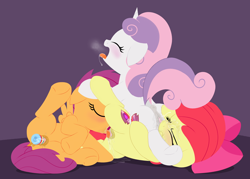 Size: 1280x914 | Tagged: explicit, artist:dtcx97, apple bloom, scootaloo, sweetie belle, anatomically correct, anus, apple bloom's bow, blushing, bow, cmc threesome, cunnilingus, cutie mark crusaders, dock, earth pony, female, female orgasm, filly, filly on filly, foal, foal orgy, foalcon, g4, group sex, hair bow, horn, imported from derpibooru, lesbian, nudity, oral, orgasm, pegasus, ponut, pony, scrunchy face, sex, sex toy, ship:scootabloom, ship:sweetiebloom, ship:sweetiebloomaloo, shipping, squirting, squirting in mouth, the cmc's cutie marks, threesome, tongue out, trio, trio female, unicorn, vaginal orgasm, vaginal secretions, vaginal secretions in mouth, vibrator, vulva, wall of tags