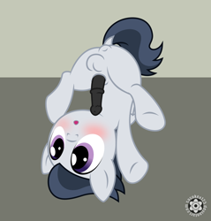 Size: 2394x2500 | Tagged: explicit, artist:sasukex125, anus, balls, blushing, colt, dock, foal, foalcon, g4, high res, imported from derpibooru, male, nudity, pegasus, penis, piledriver, ponut, pony, reasonably sized genitals, rumble, solo, solo male, upside down, wings