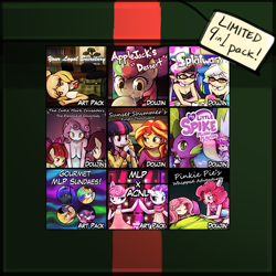Size: 750x750 | Tagged: explicit, artist:lumineko, apple bloom, fluttershy, pinkie pie, princess celestia, princess luna, rarity, scootaloo, spike, sweetie belle, twilight sparkle, comic:applejack's dessert, comic:plushie playtime, comic:sunset shimmer's finger technique, advertisement, alicorn, ambiguous facial structure, animal crossing, animal crossing: new leaf, anthro, applecest, art pack, art pack cover, barn, big macintosh, breasts, brother and sister, busty scootaloo, busty sweetie belle, clothes, comic, cover, crossover, cum, cum in mouth, cutie mark crusaders, deer, derpy hooves, dog, doujin, earth pony, equestria girls, female, fetish, foalcon, g4, implied masturbation, imported from derpibooru, incest, inkling, isabelle, male, mare, my little pony equestria girls: rainbow rocks, neo reader, nudity, older, pajamas, patreon, patreon logo, plushie, plushie sex toy, plushophilia, pony, rarity plushie, shameless advertising, shih tzu, ship:macbloom, shipping, shizue, siblings, sleeping, sleeping bag, splatoon, stallion, straight, sunset shimmer, vaginal secretions, vulgar
