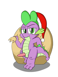Size: 3000x4000 | Tagged: explicit, artist:foxkai, spike, christmas, dragon, foalcon, g4, imported from derpibooru, male, nudity, penis, solo, solo male