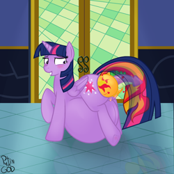 Size: 4000x4000 | Tagged: explicit, artist:putinforgod, spike, twilight sparkle, alicorn, anal vore, belly, big belly, blushing, butt, buttception, female, fetish, foalcon, g4, imported from derpibooru, impossibly large belly, mare, multiple prey, nudity, plot, pony, same size vore, spikeprey, sunprey, sunset shimmer, tail sticking out, twipred, underhoof, vore, voreception, vulva
