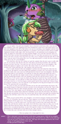 Size: 1000x2040 | Tagged: explicit, grimdark, artist:vavacung, applejack, fluttershy, scootaloo, spike, oc, oc:hybrid, comic:the adventure logs of young queen, comic:the naughty log of young queen, ahegao, bedroom eyes, blowjob, blushing, bondage, cum, cum in mouth, dracony, dragon, dragon dick, eyes closed, father and child, father and daughter, female on male rape, femdom, foalcon, forest, g4, hybrid, imported from derpibooru, incest, interspecies offspring, looking pleasured, male, nudity, offspring, open mouth, oral, parent:applejack, parent:spike, parents:applespike, patreon, pegasus, penis, pony, precum, rape, rope, rope bondage, sex, spike gets all the mares, straight, suspended, tied up, tongue out