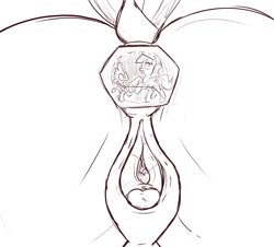 Size: 1272x1151 | Tagged: explicit, semi-grimdark, artist:php188, spike, starlight glimmer, twilight sparkle, alicorn, anal insertion, anatomically correct, anus, bondage, butt, buttplug, clitoris, crystal, dock, dragon, encasement, female, femdom, foalcon, frozen, g4, glimmer glutes, imported from derpibooru, insertion, macro, macro/micro, mare, micro, monochrome, my little pony: friendship is magic, nudity, plot, ponut, pony, season 5, sex, sex toy, sketch, the cutie re-mark, unusual insertion, vagina, vorelight glimmer, vulva, vulvar winking, wingless spike