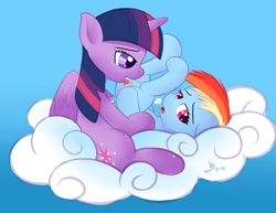 Size: 3850x2975 | Tagged: explicit, artist:vsdrawfag, rainbow dash, twilight sparkle, alicorn, anus, bad touch, bedroom eyes, cloud, cunnilingus, eyes on the prize, female, filly, filly on mare, filly rainbow dash, foal, foalcon, g4, high res, human vulva on pony, imported from derpibooru, legs in air, lesbian, looking at you, mare, mare on filly, mile high club, moan, moaning, moaning in pleasure, molestation, nudity, oral, outdoor sex, outdoors, panting, pony, sex, ship:twidash, shipping, spread legs, spreading, story included, twilest dashle, twilight is a foal fiddler, vulva
