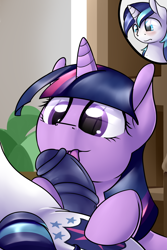 Size: 1280x1920 | Tagged: explicit, artist:baldmoose, shining armor, twilight sparkle, blowjob, blushing, cock worship, cute, cute porn, female, foalcon, g4, horsecock, imported from derpibooru, incest, infidelity, licking, male, nudity, oral, penis, pony, sex, ship:shiningsparkle, shipping, stallion on filly, straight, tongue out, twiabetes, twicest, unicorn, younger