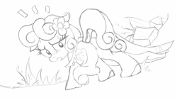 Size: 2560x1440 | Tagged: explicit, sweetie belle, anatomically correct, anus, artist needed, blushing, clitoris, cute, cute porn, diasweetes, dock, female, filly, foal, foalcon, g4, genitals, horn, imported from derpibooru, make new friends but keep discord, monochrome, my little pony: friendship is magic, nudity, ponut, pony, season 5, solo, solo female, underhoof, unicorn, vulva