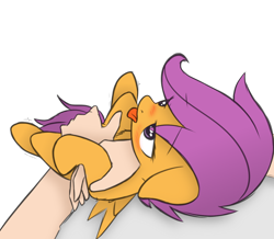 Size: 1280x1114 | Tagged: explicit, artist:mostazathy, scootaloo, blushing, female, fingering, foalcon, g4, human, human on pony action, imported from derpibooru, interspecies, offscreen character, pony, pov