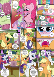 Size: 1771x2508 | Tagged: explicit, artist:kyokimute, applejack, pinkie pie, rarity, spike, comic:to all my fans..., abdominal bulge, ahegao, anal orgasm, anus, blushing, camera, clothes, comic, cum, cum through clothes, dialogue, earth pony, female, female on male, foalcon, g4, imported from derpibooru, lesbian, male, mare, nudity, oral, orgasm, panties, pegging, penis, pony, porn, recording, rubbing, semi-anthro, sex, sex toy, ship:pinkiespike, ship:rarijack, shipping, straight, strapon, underwear, unicorn, vagina, voyeurism, watching