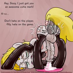 Size: 1500x1500 | Tagged: explicit, grimdark, artist:smudge proof, oc, oc:hot bun, age difference, anal, anal creampie, anal orgasm, balls, blind, colt, commission, creampie, crying, cum, cum while penetrated, cumming, earth pony, foal, foalcon, forced, gay, glasses, hands free, horsecock, imported from derpibooru, latex, male, male on male rape, male symbol, nudity, oc only, onomatopoeia, orgasm, orgasm cumshot, penis, pony, pony on pony action, rape, sex, simultaneous orgasm, sissy, slap, sounding, sounding rod, stallion, stallion on colt, trap