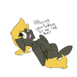 Size: 3000x3000 | Tagged: explicit, artist:emby-spark, oc, anatomically correct, anus, blushing, dark genitals, female, filly, foal, foalcon, high res, imported from derpibooru, nudity, oc only, solo, solo female, vaginal secretions, vulva