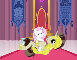 Size: 3320x2600 | Tagged: explicit, artist:jonathan the awesome, princess celestia, oc, oc:jona clay, 1000 hours in pony creator, canon x oc, canterlot castle, cewestia, derpibooru exclusive, female, filly, foal, foalcon, g4, high res, imported from derpibooru, male, pink-mane celestia, pony creator, pony creator porn, royal guard, royal guard armor, sex, shipping, stallion on filly, straight, younger