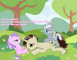 Size: 3320x2600 | Tagged: explicit, artist:jonathan the awesome, diamond tiara, silver spoon, oc, oc:jona clay, 1000 hours in pony creator, bully, bullying, derpibooru exclusive, doggy style, femdom, foalcon, foaldom, g4, high res, hoof fetish, hoof licking, hoof worship, humiliation, implied futa, imported from derpibooru, penis leg, pony creator, pony creator porn, public sex, sex, that's not a penis