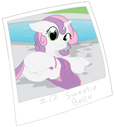 Size: 946x1048 | Tagged: explicit, artist:fearingfun, sweetie belle, anus, clothes, colored, cute, cute porn, diasweetes, dock, edit, female, filly, foal, foalcon, g4, imported from derpibooru, nudity, one-piece swimsuit, ponut, pony, solo, solo female, source needed, stripping, swimming pool, swimsuit, unicorn, vulva, water, wet, wet mane