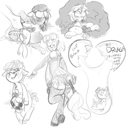 Size: 1280x1280 | Tagged: explicit, artist:whydomenhavenipples, oc, oc:deep blue, oc:halley yard, oc:nikita, abdominal bulge, ahegao, blushing, clothes, creampie, cum, cumming, cyoa, egg, female, filly, fishnet clothing, fishnet stockings, foal, foalcon, garter belt, human, human on pony action, human penis, imported from derpibooru, impossible fit, insertion, interspecies, jack-o-lantern, large insertion, legwear, lingerie, nudity, oc only, open mouth, penis, pony, prison guard position, satyr, shooting stars cyoa, size difference, slime, stockings, tail wrap, thigh highs, tongue out, unusual insertion