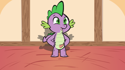 Size: 1920x1080 | Tagged: explicit, artist:lapster, spike, dragon, foalcon, g4, imported from derpibooru, male, nudity, penis, solo, solo male