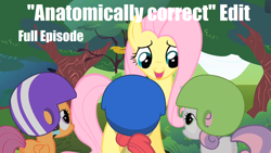 Size: 1280x720 | Tagged: explicit, artist:pone-junk-edits, apple bloom, fluttershy, scootaloo, sweetie belle, anatomically correct, announcement, anus, casual nudity, cutie mark crusaders, download at source, edit, edited screencap, episode, episode edit, female, females only, foal, foalcon, g4, imported from derpibooru, my little pony: friendship is magic, nude edit, nudity, ponut, screencap, the cutie mark chronicles, vector, vulva