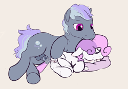 Size: 1333x930 | Tagged: explicit, artist:a6p, sweetie belle, oc, afterglow, aftersex, balls, blushing, butt, clitoris, creampie, cum, female, filly, flaccid, foal, foalcon, g4, imported from derpibooru, labia, male, molestation, nudity, penetration, penis, pillow, plot, pony, sex, somnophilia, stallion on filly, straight, unicorn, vagina, vaginal, vaginal secretions, vulva