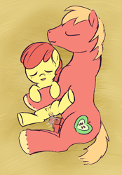 Size: 870x1248 | Tagged: explicit, artist:a6p, apple bloom, afterglow, aftersex, anatomically correct, applecest, big macintosh, brother and sister, clitoris, creampie, crotchboobs, cuddling, cum, earth pony, filly, foal, foalcon, g4, imported from derpibooru, incest, labia, legs in air, male, nipples, nudity, penetration, penis, pony, reasonably sized genitals, sex, sheath, ship:macbloom, shipping, siblings, sleeping, snuggling, somnophilia, stallion, stallion on filly, straight, teats, underhoof, unshorn fetlocks, vaginal, vulva