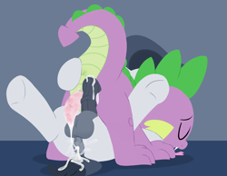 Size: 2700x2100 | Tagged: explicit, artist:dtcx97, spike, aftersex, anal creampie, anus, creampie, cum, dragon, duo, foalcon, g4, gay, high res, horsecock, imported from derpibooru, interspecies, male, mutual penetration, nudity, penis, rumble, sex, ship:rumblespike, shipping