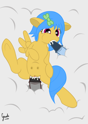 Size: 1229x1724 | Tagged: explicit, artist:grinch, oc, oc:lymle dragonfly, blowjob, clitoris, crotchboobs, cum, cum in mouth, delicious flat crotch, female, filly, floppy ears, foal, foalcon, glory hole, horsecock, imported from derpibooru, male, nipples, nudity, oc only, offscreen character, on a cloud, oral, penetration, penis, sex, straight, teats, vaginal, vulva, wingboner