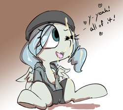Size: 1280x1154 | Tagged: explicit, artist:arkiiwarki, oc, cum, female, filly, foal, foalcon, heart, implied straight, imported from derpibooru, oc only, offscreen character, pegasus, pony, solo, solo female, spread legs, spreading, vaginal secretions