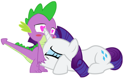 Size: 1559x978 | Tagged: questionable, artist:dashiesparkle edit, artist:lightningtumble, artist:navitaserussirus, rarity, spike, age difference, blowjob, blushing, dragon, duo, duo male and female, edit, eyes closed, female, foalcon, g4, heart, heart eyes, hundreds of users filter this tag, imported from derpibooru, male, mare, oral, pony, sex, ship:sparity, shipping, show accurate, show accurate porn, simple background, softcore, something else also rises, straight, sucking, tailboner, transparent background, unicorn, vector edit, wingless spike