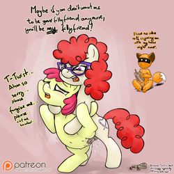 Size: 2000x2000 | Tagged: explicit, artist:smudge proof, apple bloom, oc, oc:jaxonian foxx, angry sex, art trade, blushing, clitoris, crotchboobs, crying, delicious flat crotch, engorged clitoris, engorged labia, female, foalcon, friendship, futa, futa on female, futa twist, g4, high res, implied rape, imported from derpibooru, intersex, jaxonian, nipples, non-mlp oc, nudity, patreon, patreon logo, ship:twistbloom, teats, twist