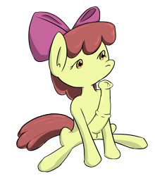Size: 803x912 | Tagged: explicit, artist:acornwilder, apple bloom, foalcon, futa, futa apple bloom, g4, imported from derpibooru, intersex, nudity, penis, precum, simple background, sitting, solo, solo futa, transparent background