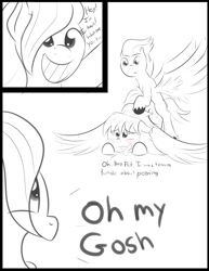 Size: 2550x3300 | Tagged: explicit, artist:cosmonaut, comic:chasing the scent, ahegao, ass up, caught, cloudchaser, comic, derpibooru exclusive, doggy style, face down ass up, female, flitter, foalcon, from behind, frown, g4, grin, high res, imported from derpibooru, lip bite, male, monochrome, older, open mouth, preening, rumble, sex, ship:rumblechaser, smiling, spread wings, straight, straight shota, sweat, tongue out, unshorn fetlocks, wide eyes, wingboner, wings
