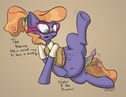 Size: 1000x773 | Tagged: explicit, artist:variant, spike, abuse of power, anal secretions, anal vore, anus, belly, belly button, dialogue, dragon, endosoma, female, fetish, foalcon, frazzle rock, g4, imported from derpibooru, lisp, mare, my little pony: friendship is magic, nudity, pony, princess spike, side anus, size difference, spikeprey, tail sticking out, vore