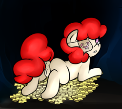 Size: 2000x1800 | Tagged: explicit, artist:nimitea, bits, eyepatch, female, foalcon, g4, imported from derpibooru, nudity, solo, solo female, twist, vagina