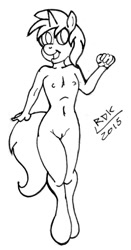 Size: 315x600 | Tagged: explicit, artist:rdk, anthro, banned from derpibooru, breasts, delicious flat chest, female, foalcon, g4, imported from derpibooru, imported from twibooru, lolicon, monochrome, nipples, nudity, ruby pinch, solo, solo female, underage, vulva