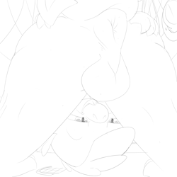 Size: 1280x1280 | Tagged: explicit, artist:senbiku_mew, spike, anus, balls, butt, dragon, foalcon, g4, imported from derpibooru, looking at you, looking between legs, male, monochrome, nudity, plot, sketch, solo, solo male, the ass was fat