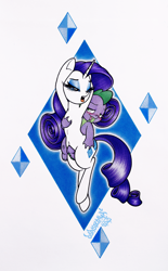 Size: 1015x1641 | Tagged: questionable, artist:dubstepina, rarity, spike, age difference, ahegao, belly button, blushing, clitoral stimulation, cutie mark background, dragon, duo, duo male and female, female, foalcon, g4, imported from derpibooru, interspecies, lidded eyes, male, mare, open mouth, pony, sex, ship:sparity, shipping, simple background, straight, straight shota, strategically covered, tail censor, tailboner, tongue out, unicorn, white background