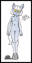 Size: 321x620 | Tagged: explicit, artist:rdk, anthro, banned from derpibooru, breasts, delicious flat chest, earth pony, female, foalcon, g4, imported from derpibooru, imported from twibooru, limestone pie, lolicon, nipples, nudity, solo, solo female, traditional art, underage, vulva