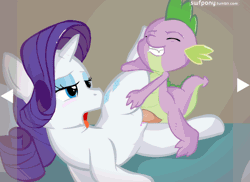 Size: 550x400 | Tagged: explicit, artist:swfpony, rarity, spike, age difference, ahegao, animated, dragon, female, foalcon, g4, gif, imported from derpibooru, interspecies, male, nudity, open mouth, penetration, penis, prostitution, rarislut, sex, ship:sparity, shipping, straight, straight shota, tongue out, vaginal, vulva
