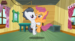Size: 3145x1736 | Tagged: explicit, artist:szinthom, scootaloo, female, flying, foalcon, g4, horsecock, imported from derpibooru, male, nudity, penis, pony creator, pony creator porn, rumble, scootaloo can fly, sex, ship:rumbloo, straight, treehouse