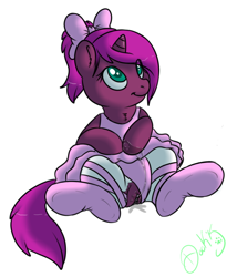 Size: 668x781 | Tagged: explicit, artist:lildooks, oc, oc:sparkle star, ballerina, bedroom eyes, blushing, bow, clitoris, clothes, ear fluff, female, filly, foal, foalcon, hair bow, imported from derpibooru, looking at you, masturbation, nudity, oc only, pony, raised tail, smiling, solo, solo female, tail, tail aside, tights, torn clothes, tutu, underhoof, unicorn, vaginal secretion stain, vaginal secretions, vaginal secretions puddle, vaginal secretions trail, vulva, vulvar winking