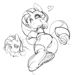 Size: 1200x1166 | Tagged: explicit, artist:maniacpaint, rarity, spike, barbed penis, blowjob, dragon, female, female focus, foalcon, g4, imported from derpibooru, interspecies, male, monochrome, nudity, oral, pony, ship:sparity, shipping, sketch, solo focus, straight, vulva