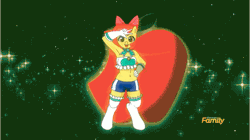 Size: 800x449 | Tagged: explicit, artist:fantasyblade, apple bloom, animated, anime, anthro, apple bloomers, april fools, armpits, breasts, delicious flat chest, discovery family logo, earth pony, edit, edited screencap, female, flattle bloom, foalcon, g4, imported from derpibooru, midriff, nipples, nude edit, nudity, reversed, screencap, small breasts, solo, solo female, undressing, vulva