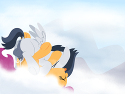 Size: 3200x2400 | Tagged: explicit, artist:dtcx97, scootaloo, anus, balls, butt, cloud, colt, colt on filly, creampie, cum, cumming, duo, duo male and female, eyes closed, female, filly, foal, foalcon, g4, genitals, hands free, high res, horsecock, imported from derpibooru, lying down, lying on top of someone, male, mile high club, missionary position, nudity, on back, open mouth, orgasm, outdoor sex, outdoors, pegasus, penetration, penis, plot, ponut, pony, rumble, sex, ship:rumbloo, shipping, simultaneous orgasm, smiling, spread wings, straight, taint, tongue out, underhoof, vaginal, vaginal creampie, vaginal orgasm, vaginal secretions, vulva, wings