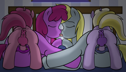 Size: 3500x2000 | Tagged: explicit, artist:tentacle-muffins, age difference, anus, balls, berry punch, butt, derpy hooves, dinky hooves, female, foal, foalcon, futa, futa dinky hooves, futa filly, futa filly on mare, futa on female, futa ruby pinch, g4, genitals, group sex, herm, herm on female, high res, horn, imported from derpibooru, incest, intersex, kissing, mare, mother and child, mother and daughter, nudity, pegasus, penetration, penis, plot, pony, ruby pinch, sex, ship:dinkyderp, ship:drunkcest, unicorn, vaginal, vulva
