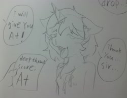 Size: 2543x1966 | Tagged: explicit, artist:whitebear, oc, anthro, blowjob, cum, deepthroat, foalcon, imported from derpibooru, monochrome, oc only, oral, sex, traditional art