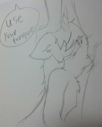 Size: 1959x2448 | Tagged: explicit, artist:whitebear, oc, anthro, blowjob, deepthroat, foalcon, imported from derpibooru, monochrome, oc only, oral, sex, traditional art