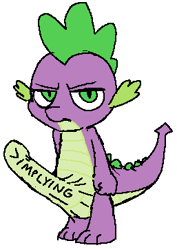 Size: 257x362 | Tagged: questionable, spike, dragon, erection, foalcon, frown, g4, implied penis, implying, imported from derpibooru, male, meme, nudity, solo, solo male, wat